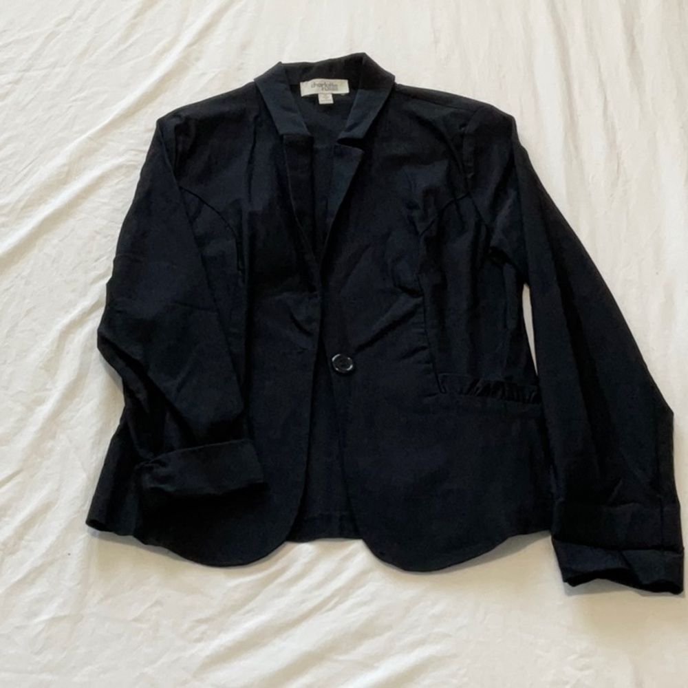 Charlotte Russe Black Blazer Classic Formal Style